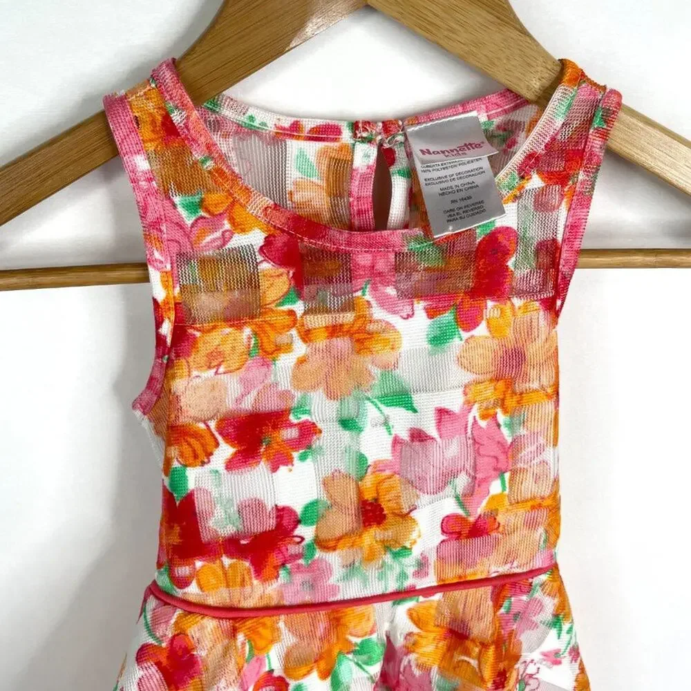 Nanette Kids Floral Party Dress 3T